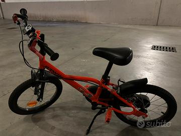 Bicicletta bambino 4/6 anni 16 polloci