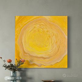 Quadro Moderno Astratto fatto a mano 40x40cm