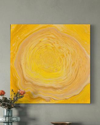 Quadro Moderno Astratto fatto a mano 40x40cm
