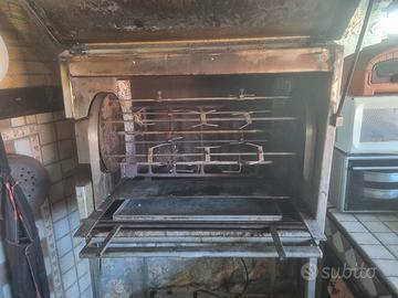 gira arrosto a legna