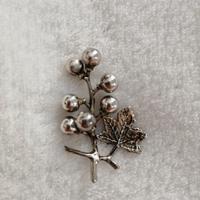 Soprammobile artigianale uva argento 800