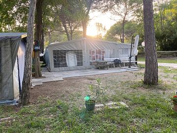 Roulotte veranda copri veranda completa di tutto