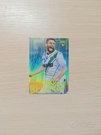 Carta Panini limited edition Berardi firmata 