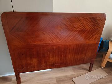 Testata letto in radica