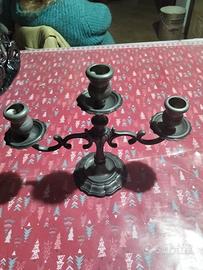 candelabro  in peltro