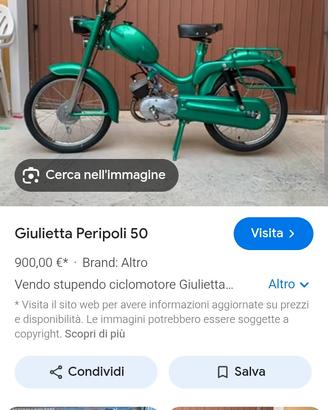 ricambi pezzi peripoli giulietta 50