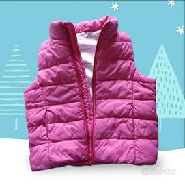 piumino senza maniche bambina 