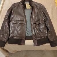 giubbino uomo bomber in vera pelle