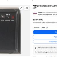 3rd Avenue GA15E Amplificatore per chitarra.