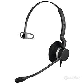 Cuffia jabra biz 2300 headset qd mono nuova