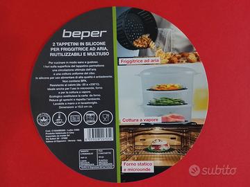 2 Tappetini in silicone per friggitrice ad aria 