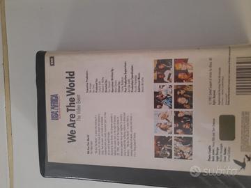 VHS ORIGINALE USA FOR AFRICA WE ARE THE WORLD