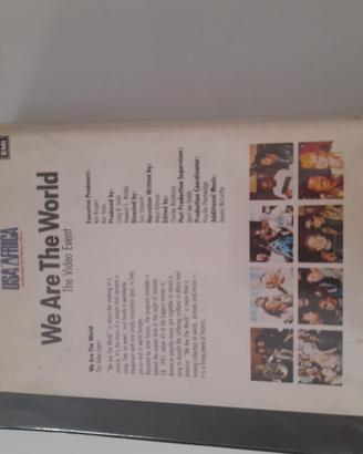 VHS ORIGINALE USA FOR AFRICA WE ARE THE WORLD