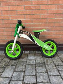 Bicicletta senza pedali bambini in legno
