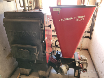 Tatano Kalorina caldaia legna sansa nocciolino pel