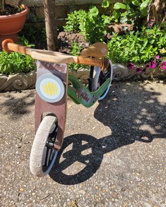 Bici senza pedali - legno, sella regolabile