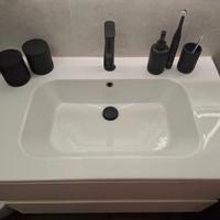 Mobile bagno moderno bianco ARBI con lavabo