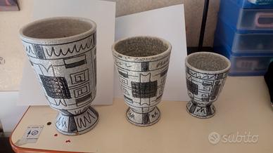 set vasi ceramica italiana vintage