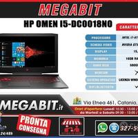 Hp omen 15-dc0018no 15,6" - usato