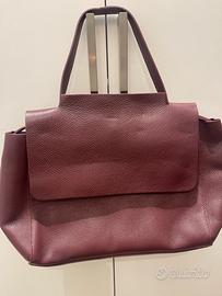 Borsa in pelle bordeaux