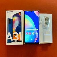 SAMSUNG GALAXY A31 BLUE 128GB DUAL SIM+COVER