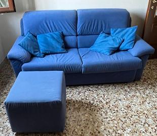 Divano 2 posti completo di pouf - no letto