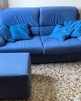 Divano 2 posti completo di pouf - no letto