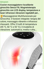 Massaggiatore ginocchia riscaldante