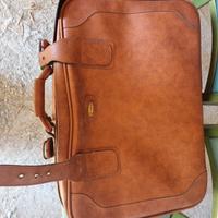 valigia vintage in pelle