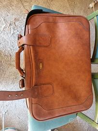 valigia vintage in pelle