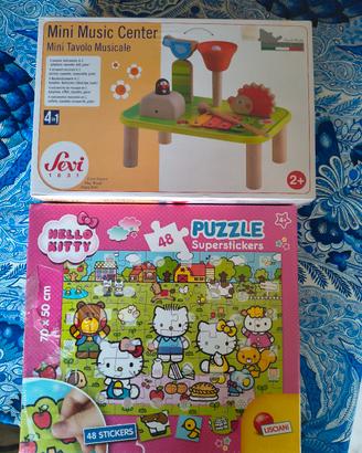 giochi bambini - puzzle e Mini music center