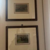 Quadri n2 antichi con scene di caccia