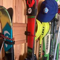 Coppia di sci slalom e gigante