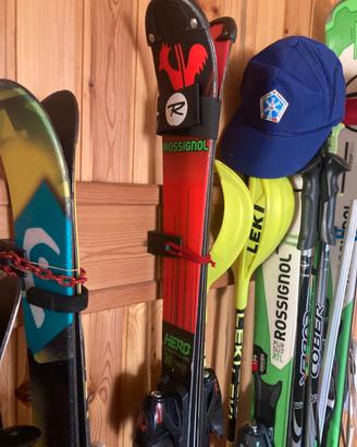 Coppia di sci slalom e gigante