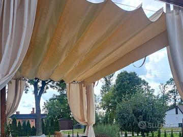 Tenda per pergola ombreggiante impermeabile