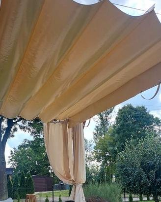 Tenda per pergola ombreggiante impermeabile