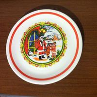 piatto decorativo natalizio