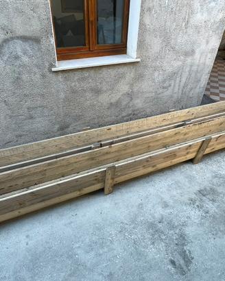 Fioriera in legno