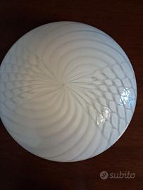 lampadario di vetro soffiato 