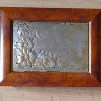 Scatola Ottaviani in radica e argento