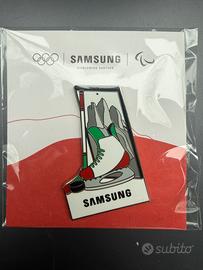 Spilla pin Samsung Olimpiadi Milano Cortina 2026