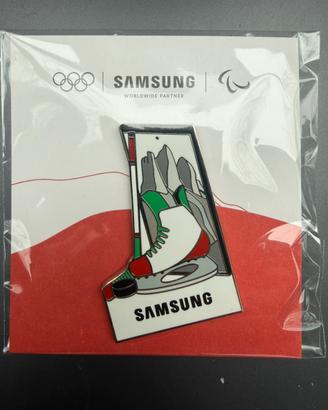 Spilla pin Samsung Olimpiadi Milano Cortina 2026