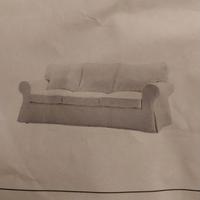 fodera bianca per divano ikea EKTORP
