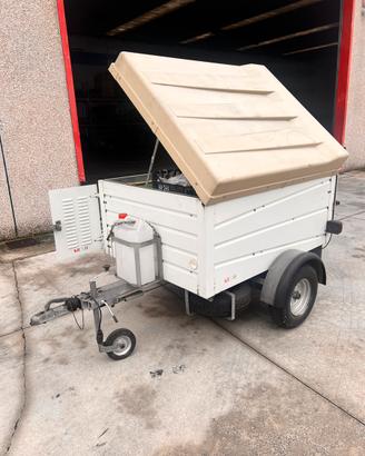 Rimorchio trasporto cani