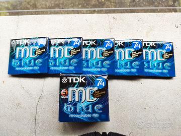 5 MiniDisc Audio Nuovi.