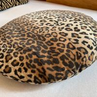 Cuscinone rotondo stile  animalier