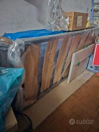 rete letto singola doghe in legno 190 x 80