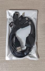 Cavo di ricarica versatile USB 5 in 1 con 5 divers