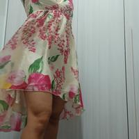 abito floreale blugirl