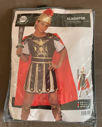 Vestito carnevale gladiatore bimbo